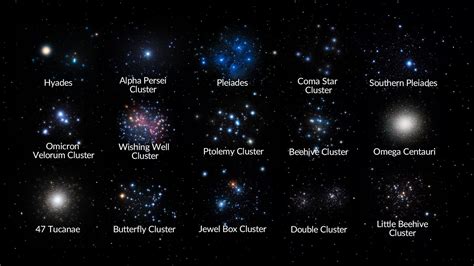 Mystical black magic star cluster
